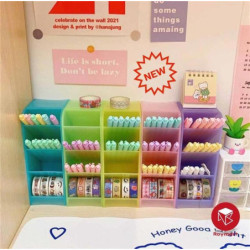 ORGANIZADOR VERTICAL 4 PISOS ANCHO 5 COLORES SURTIDOS KW-010 ALEX BOG