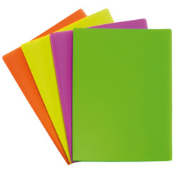 CARPETA ESCAPARATE FL POLIPLAS 10F TRANS FLUOR VERDE GRAFOPLAS ^