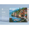 LIENZO ALEX BOG PINTAR POR NUMEROS 40*50 PUEBLO MAR Y MONTAÑA SG-0001