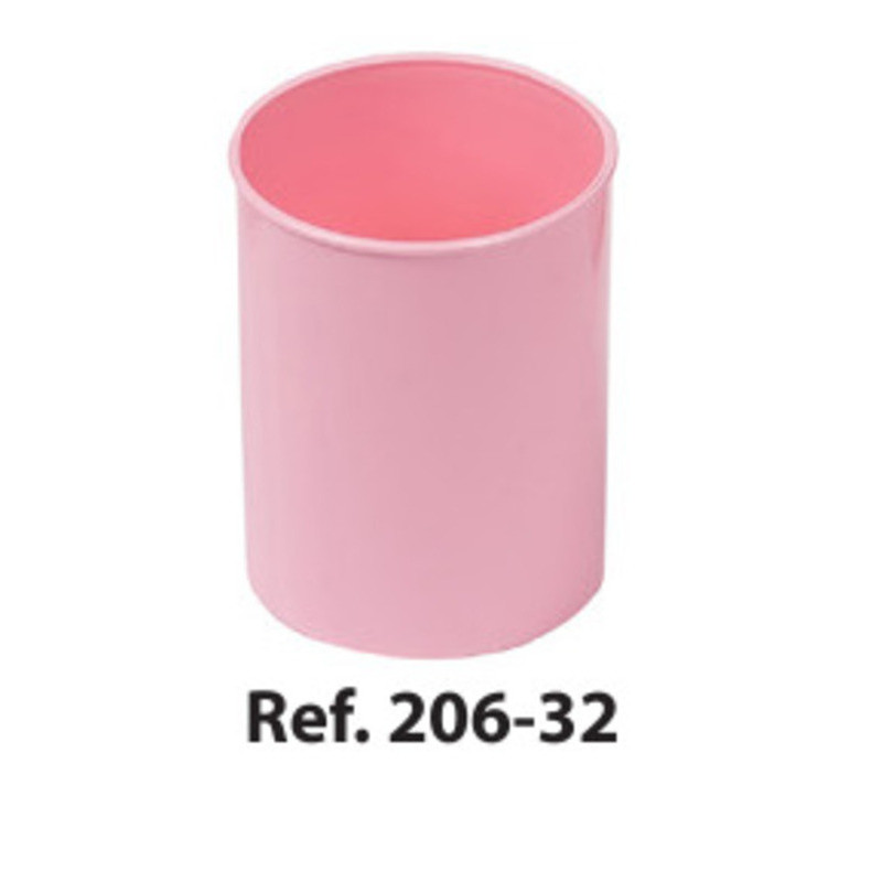 CUBILETE PLASTICO OPACO FAIBO ROSA PASTEL 206-32