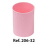 CUBILETE PLASTICO OPACO FAIBO ROSA PASTEL 206-32