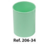 CUBILETE PLASTICO OPACO FAIBO VERDE PASTEL 206-34