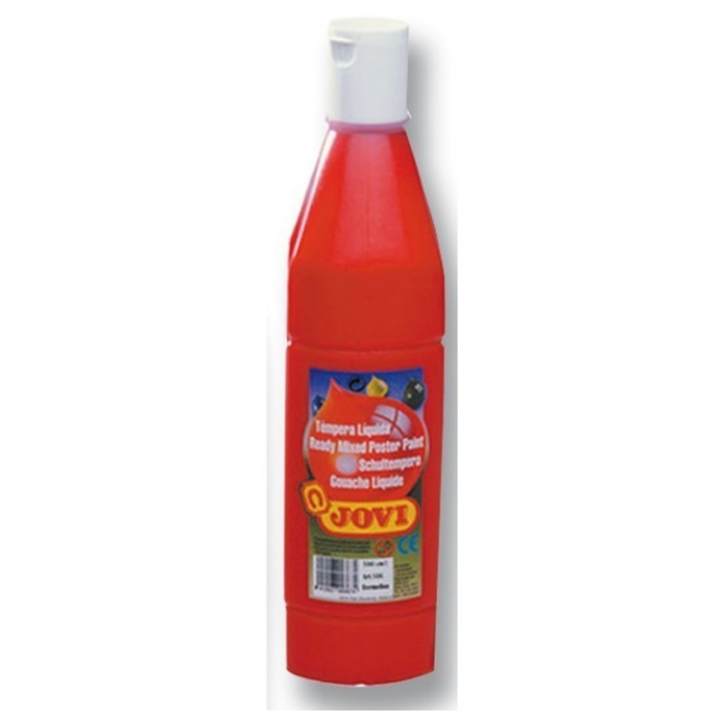 TEMPERA JOVI LIQUIDA  500ML ROJA