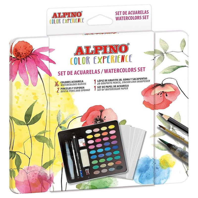 SET ACUARELA COLOR EXPERIENCE ALPINO AQ001036 UNIDAD