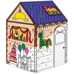 CASA DE CARTÓN XL PARA PINTAR FSC® CUMPLEAÑOS (CAJA UNITARIA RETAIL) FELLOWES