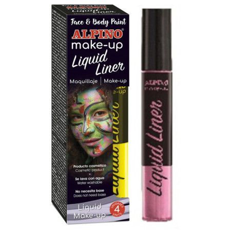 ESTUCHE 4 UNID. MAQUILLAJE ALPINO LIQUID LINER, ROSA, 6 GRS. DL000205