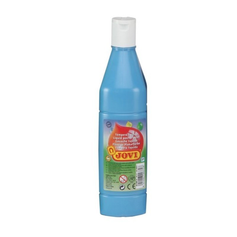 TEMPERA JOVI LIQUIDA  500ML AZUL CYAN