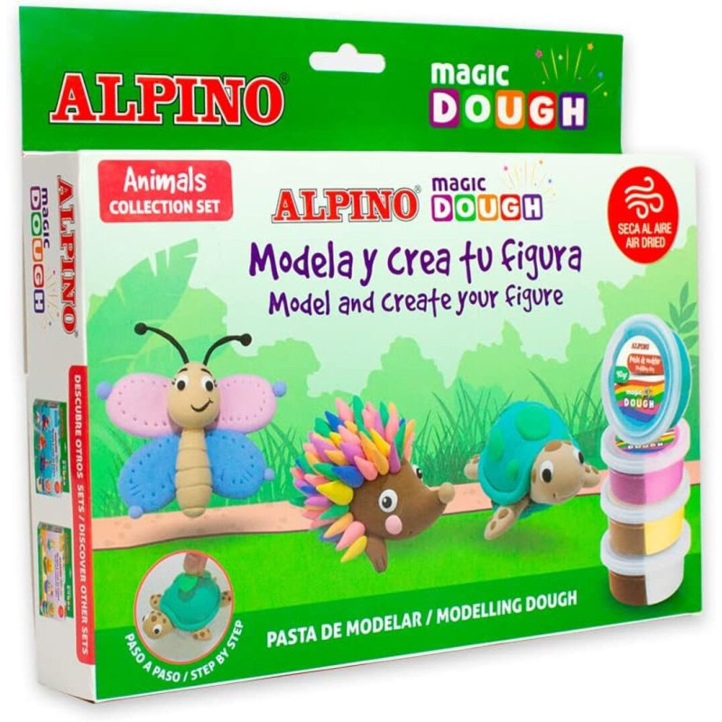 PASTA MODELAR DOUGH MODELA Y CREA TU FIGURA ANIMALS DP000510