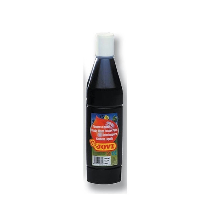 TEMPERA JOVI LIQUIDA  500ML NEGRA