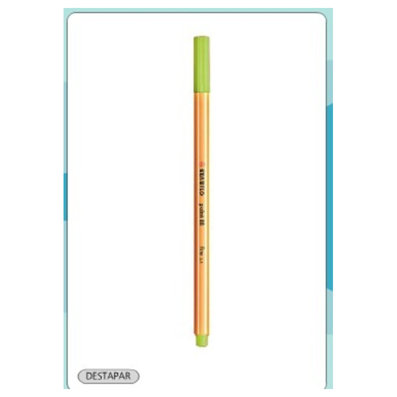 ROTULADOR STABILO POINT 88  VERDE PRADO 33 C/10U ^