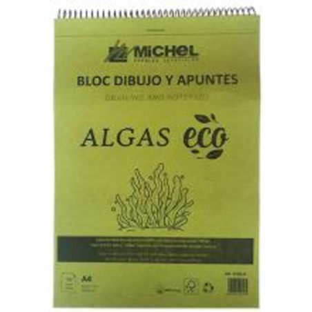 BLOC DIBUJO A-4 MCH DIBUJO Y APUNTES ALGAS ECO 120G 50H 2722229 UNIDAD