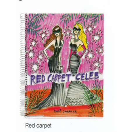 CUADERNO EUROPEAN DEC A-4 JORDI LABANDA 10 PP RED CARPET 140H 42434 ^