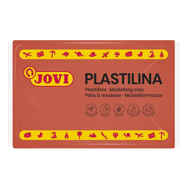 PLASTILINA CJ.15u. 350G MARRON JOVI 7209