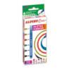 PEGAMENTO PURPURINA ALPINO CREA GLITTER GLUE MARKER 6 COLORES AR000178
