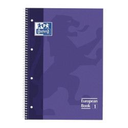 CUADERNO ENRI OXFORD SCHOOL EUROPEAN A-4  80H 5*5 VIOLETA 100430201