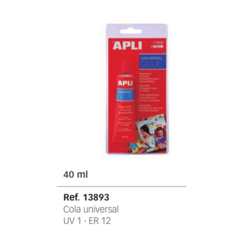 PEGAMENTO APLI TRANSPARENTE 40ML BLISTER 13893
