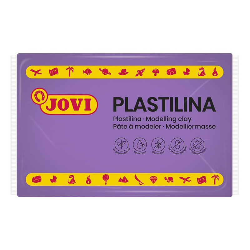 PLASTILINA CJ.15u. 350G LILA JOVI 7214