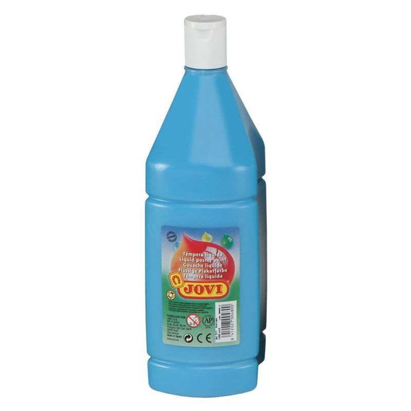 TEMPERA JOVI LIQUIDA 1000ML AZUL CYAN