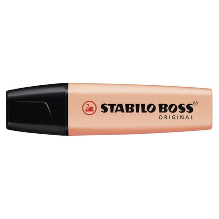 MARCD.FLUOR STABILO BOSS PASTEL MELOCOTON SEDOSO C/12U 70/126