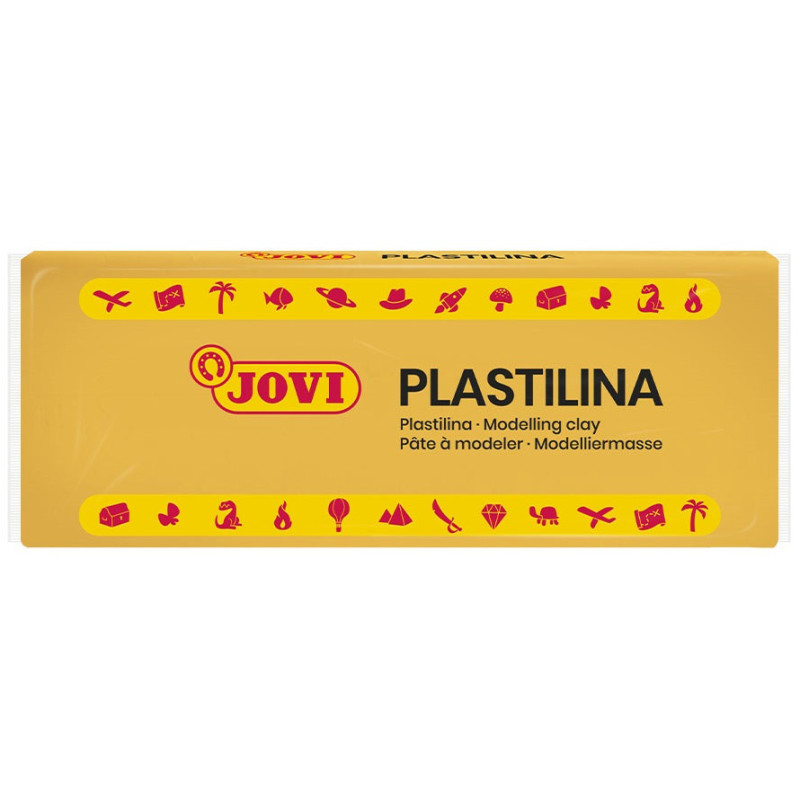 PLASTILINA CJ.15u. 150G AMARILLO OSCURO JOVI 7103