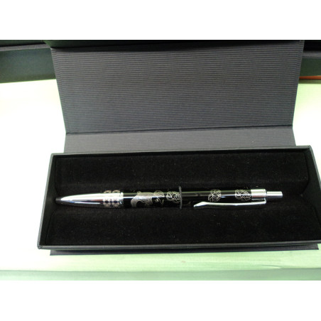 BOLIGRAFO INOXCROM BEAT METAL LOTO NEGRO C/ESTUCHE 10151181