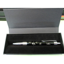 BOLIGRAFO INOXCROM BEAT METAL MASSAI NEGRO C/ESTUCHE 10151175