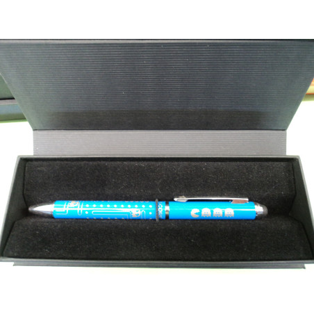 BOLIGRAFO INOXCROM TOUCH METAL COMECOCOS AZUL C/ESTUCHE 10151161