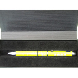 BOLIGRAFO INOXCROM TOUCH METAL COMECOCOS VERDE C/ESTUCHE 10151165