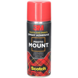 PEGAMENTO SPRAY PHOTO MOUNT 3M 400ML ROJO