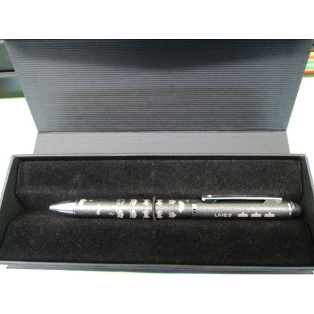 BOLIGRAFO INOXCROM TOUCH METAL MARCIANITOS NEGRO C/ESTUCHE 10151159