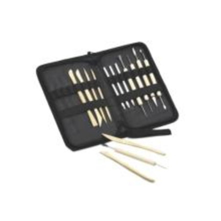SET MODELAJE ARCILLA DE LUXE C/ESTUCHE NYLON MCH 152109 UNIDAD