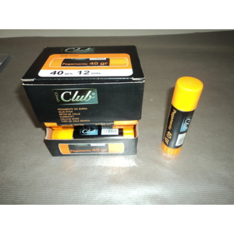 PEGAMENTO BARRA CLUB GRANDE 40G C/12U POESSA 319425 ^