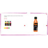 TEMPERA JOVI FOSFORESCENTE 250ML BRILLA EN LA OSCURIDAD NARANJA 519-06