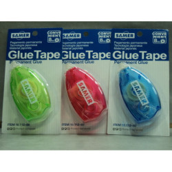 PEGAMENTO MAQUINA SAMER PERMANENTE 8MM UNIDAD 10.112-00  LEBER