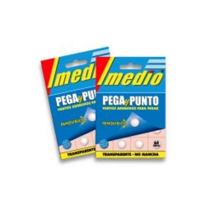 PEGAMENTO  IMEDIO PEGA Y PUNTO REMOVIBLE