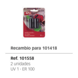 RODILLO MAQUINA ETIQUETAR APLI 1 LINEA 101418 REF. 101558 PTE 2U