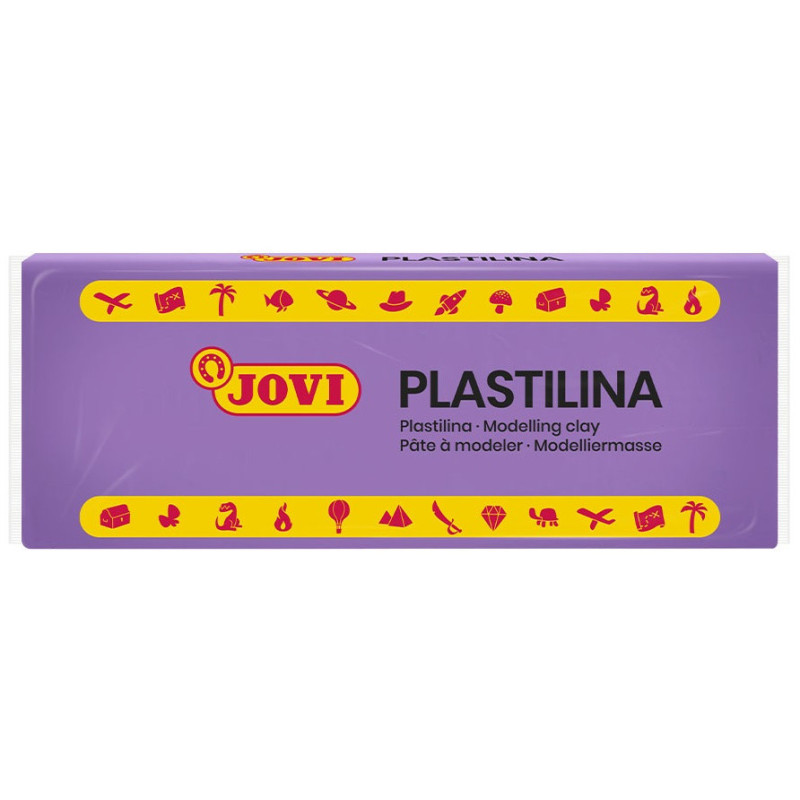 PLASTILINA CJ.15u. 150G LILA JOVI 7114