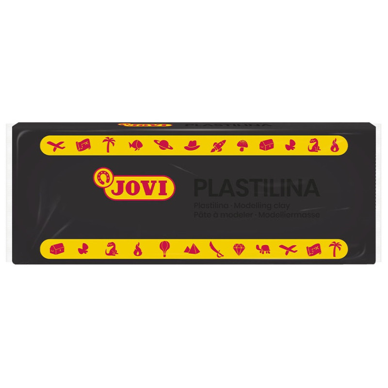PLASTILINA CJ.15u. 150G NEGRO JOVI 7115