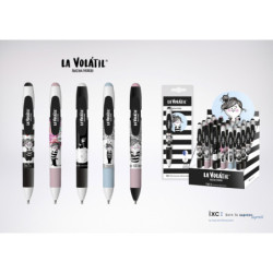 BOLIGRAFO INOXCROM COMPACT LA VOLATIL SURTIDO 013242 UNIDAD