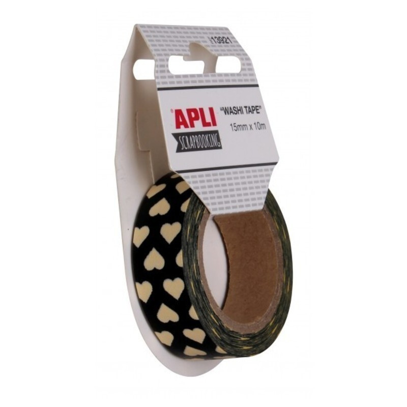 CINTA APLI ESPECIAL SCRAPBOOKING WASHI TAPE 15MM 10M 13921