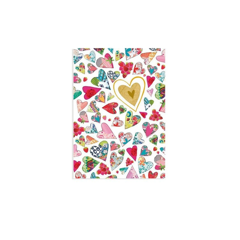 TARJETA FELICITACION TURNOWSKY CORAZONES ARGU 41884