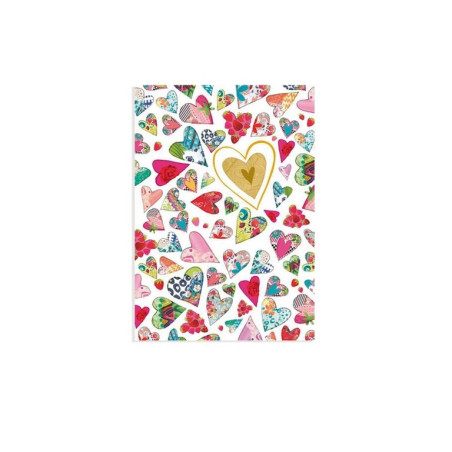 TARJETA FELICITACION TURNOWSKY CORAZONES ARGU 41884