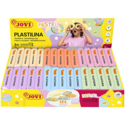 PLASTILINA CJ.30u. 50G 5X6 COLORES JOVI 70P