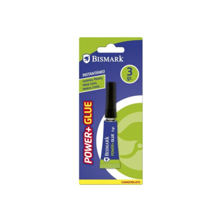 PEGAMENTO RAPIDO SUPER GLUE BISMARK TUBO 3G LIQUIDO C/24U 320377 POESSA