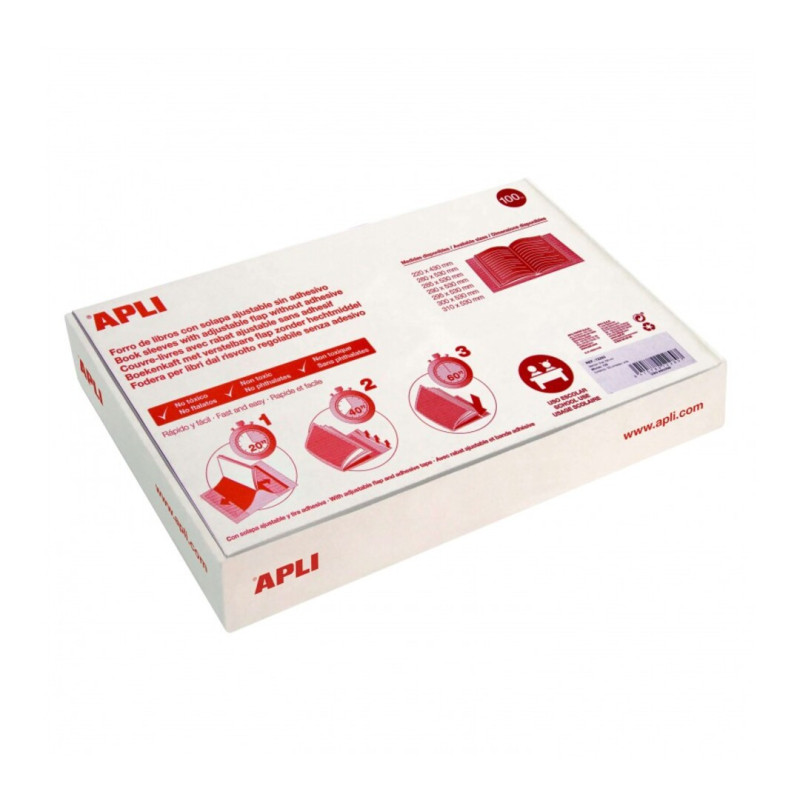 FORRO LIBRO Nº 29 APLI PVC PTE 100U REF 12280