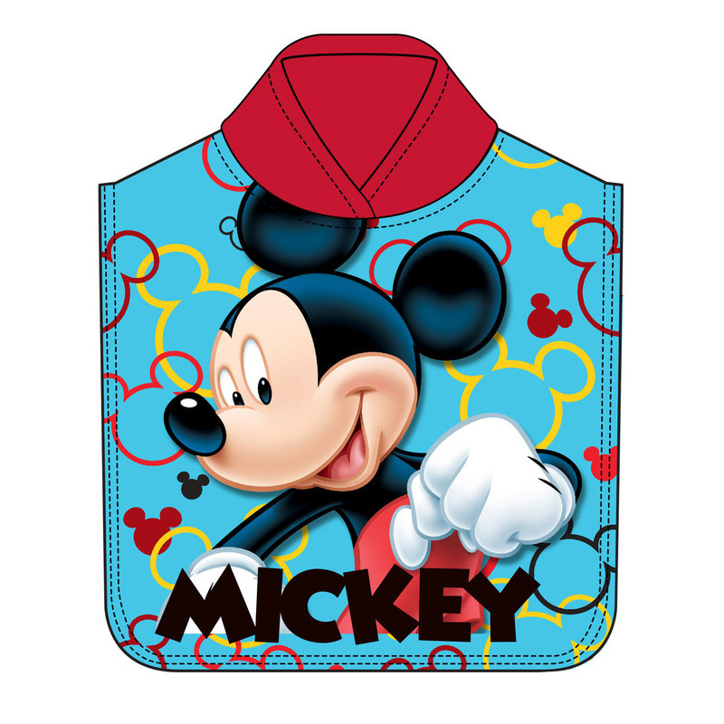 PONCHO DE MICROFIBRA MICKEY MOUSE "ONLY ONE" 2023MIC005 SAFTA23 VAC