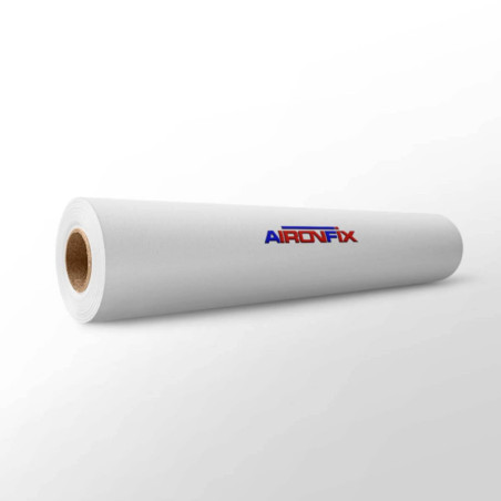 FORRO ADHESIVO 0,45*20M AIRONFIX BRILLO BLANCO