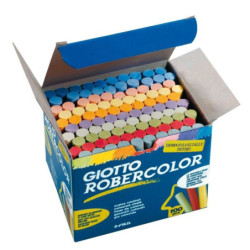 TIZA ROBERCOLOR ANTIPOLVO COLOR C/100U SURTIDO GRANEL FILA F539000