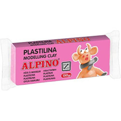 PLASTILINA CJ 12u. 150G ROSA ALPINO