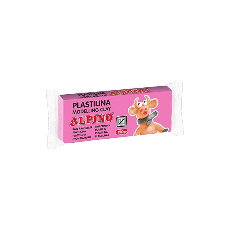 PLASTILINA CJ 12u. 150G ROSA ALPINO